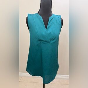 Teal Sleeveless Women's Top